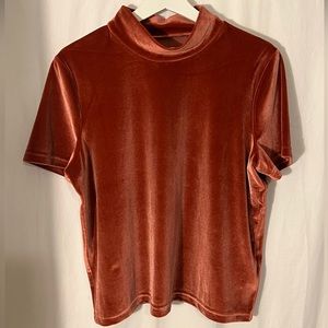 MADEWELL Velvet Mockneck Tee
